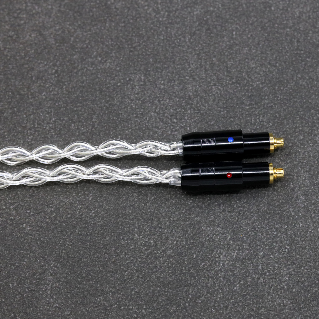 99% Pure Silver 8 Core Earphone Cable For Shure SRH1540 SRH1840 SRH1440