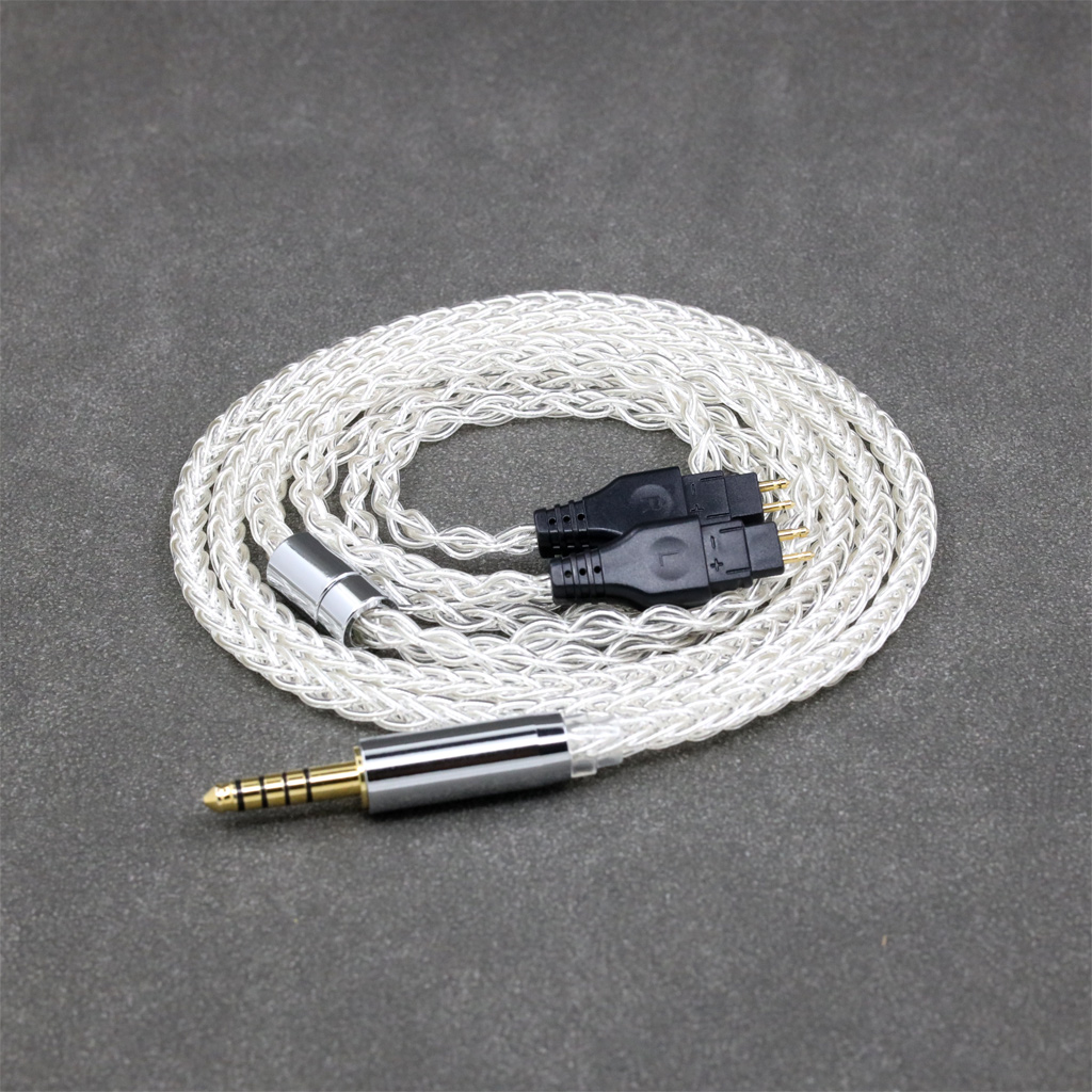 8 Core 99% 7n Pure Silver Palladium Earphone Cable For Sennheiser HD580 HD600 HD650 HDxxx HD660S HD58x HD6xx