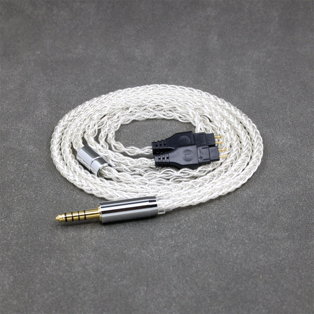8 Core 99% 7n Pure Silver Palladium Earphone Cable For Sennheiser HD580 HD600 HD650 HDxxx HD660S HD58x HD6xx