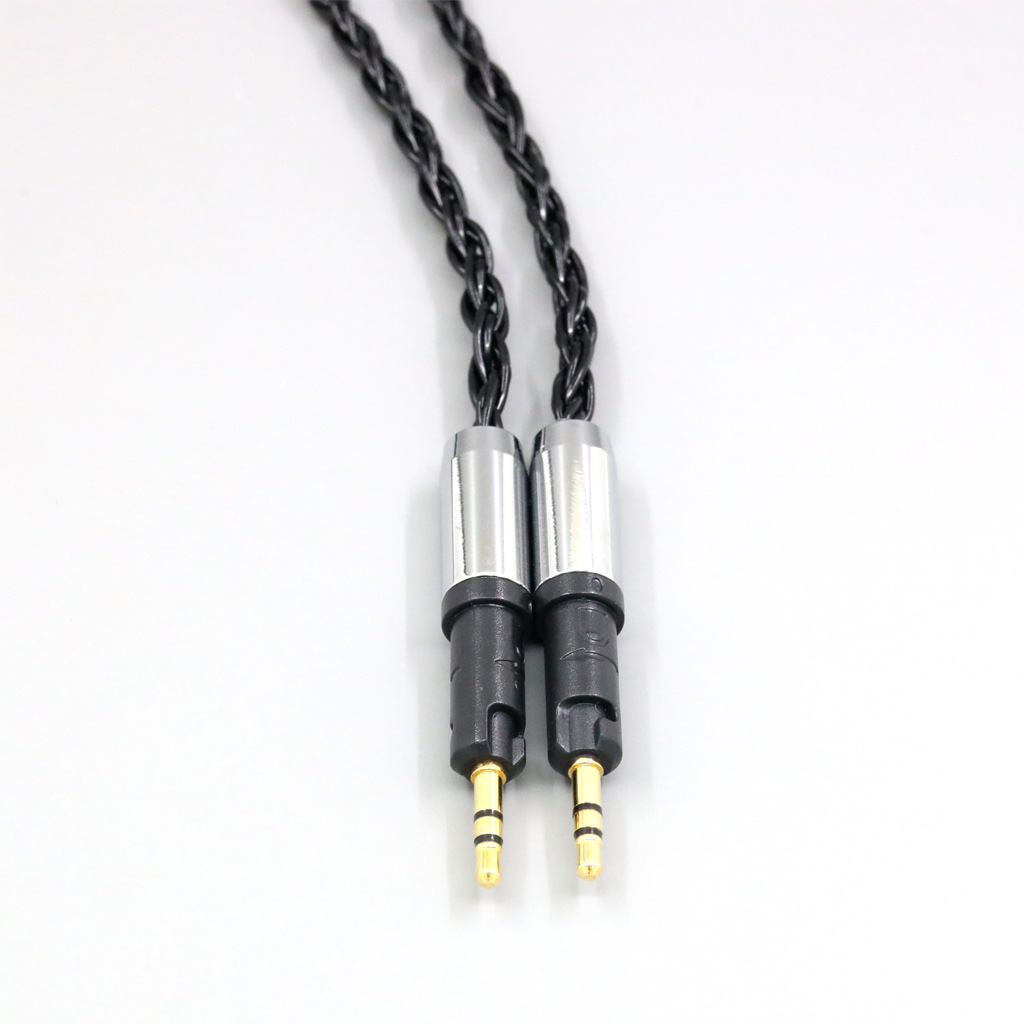 16 Core Black Braided Earphone Cable For Audio-Technica ATH-R70X ATH-R70XA Headphone Headset