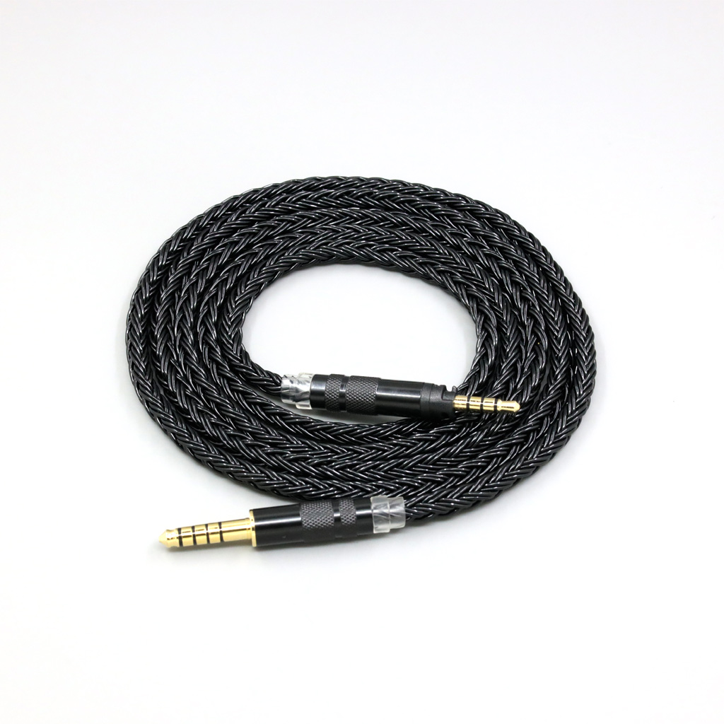 16 Core Black Braided Earphone Cable For Rode NTH-100 NTH-100m over-ear headphone