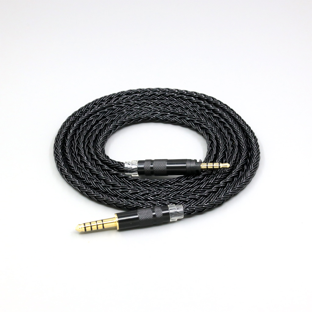 16 Core Black Braided Earphone Cable For Rode NTH-100 NTH-100m over-ear headphone