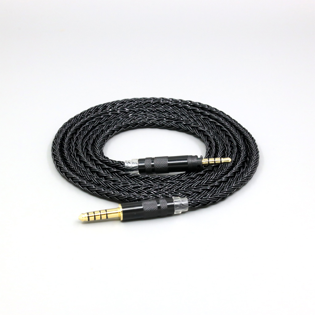 16 Core Black Braided Earphone Cable For Rode NTH-100 NTH-100m over-ear headphone