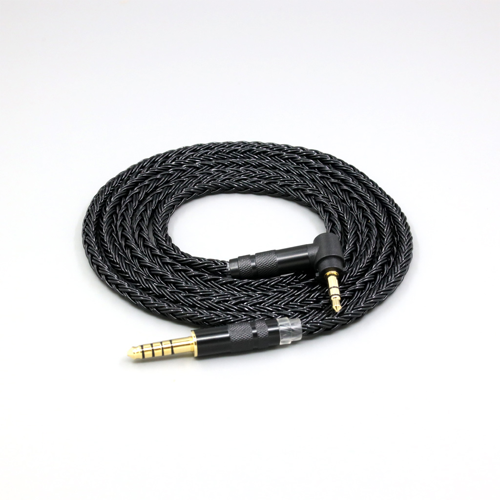 16 Core Black Braided Earphone Cable For Fostex T50RP Mk3 T40RP Mk2 T20RP Mk2 Dekoni Audio Headphone
