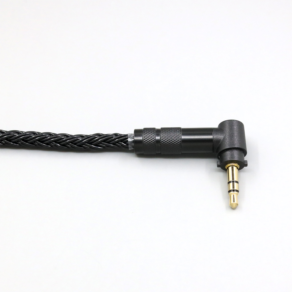 16 Core Black Braided Earphone Cable For Fostex T50RP Mk3 T40RP Mk2 T20RP Mk2 Dekoni Audio Headphone