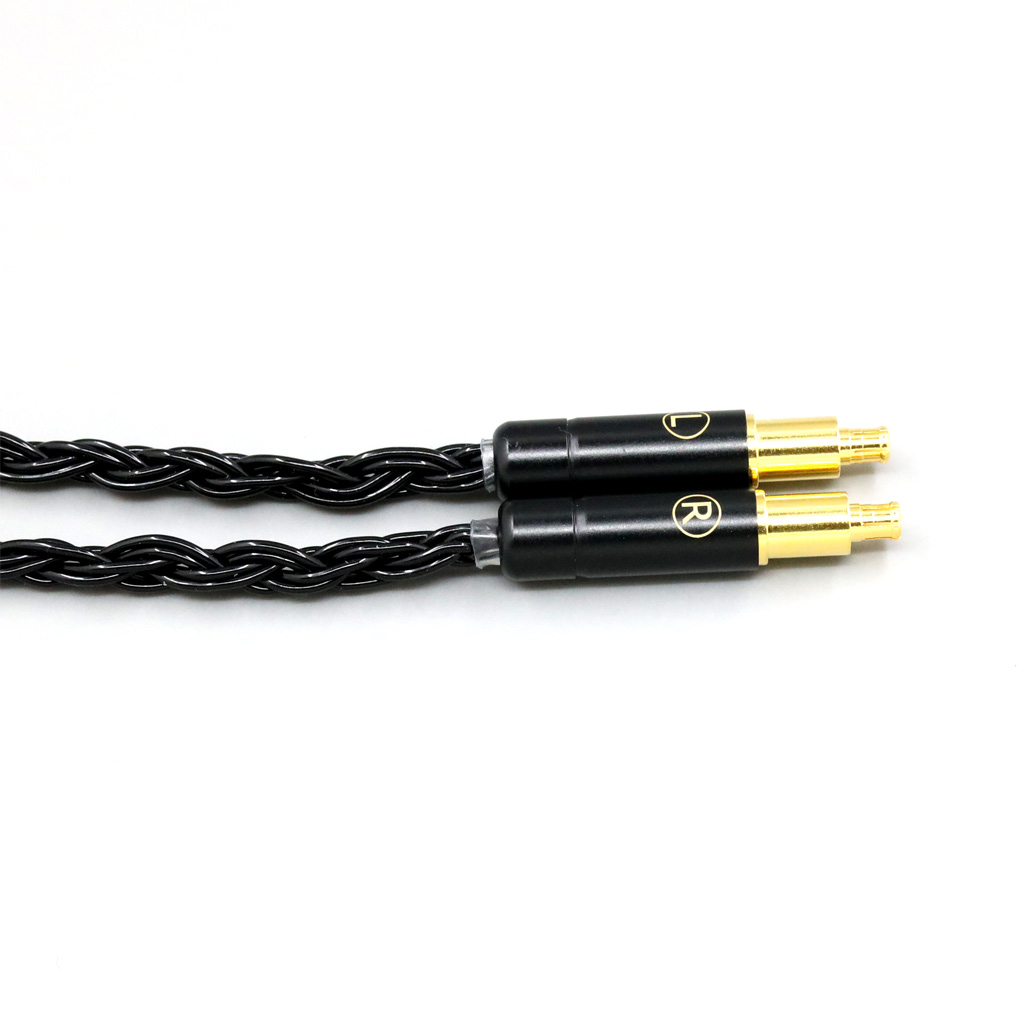16 Core Black Braided Earphone Cable For Audio Technica ATH-ADX5000 ATH-MSR7b 770H 990H A2DC Headphone