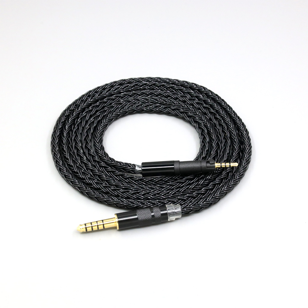 16 Core Black Braided Earphone Cable For Sennheiser HD599 HD569 HD 560S HD559 hd560s Headphone