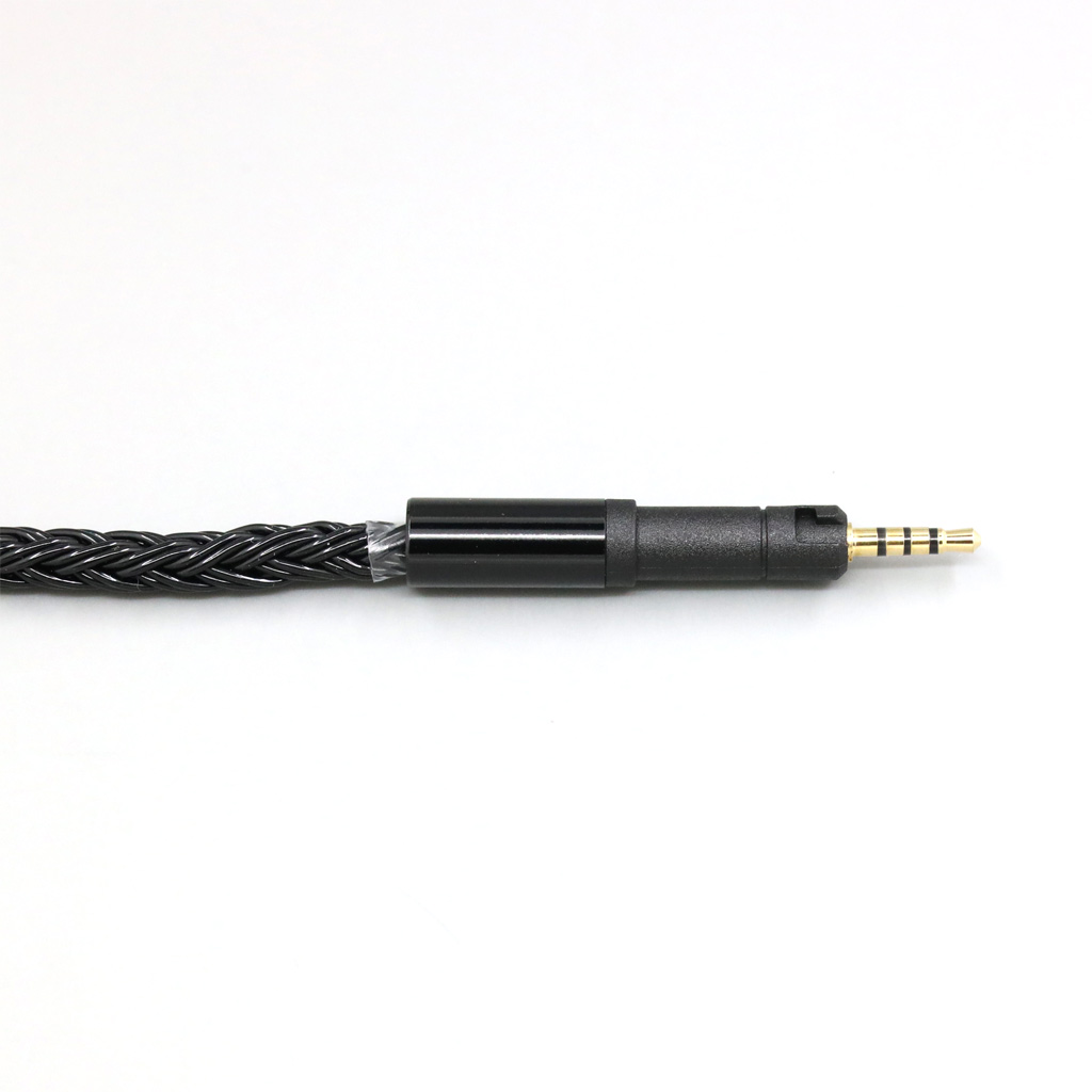 16 Core Black Braided Earphone Cable For Sennheiser HD599 HD569 HD 560S HD559 hd560s Headphone