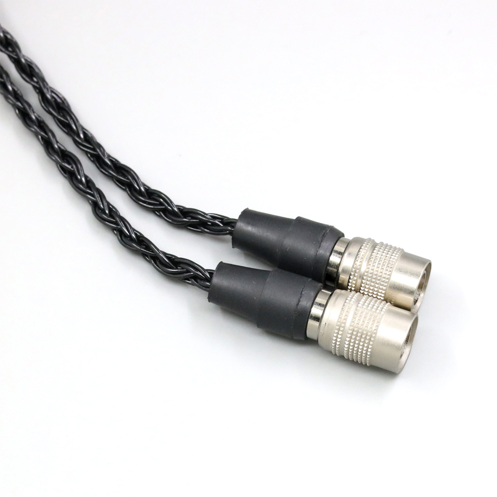 16 Core Black Braided Earphone Cable For Mr Speakers Alpha Dog Ether C Flow Mad Dog AEON Headphone