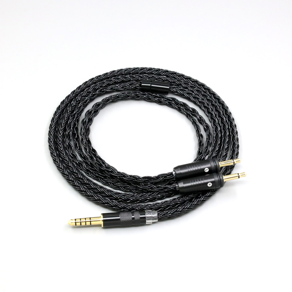 16 Core Black Braided Earphone Cable For Focal Clear Elear Elex Elegia Stellia Celestee radiance Headphone