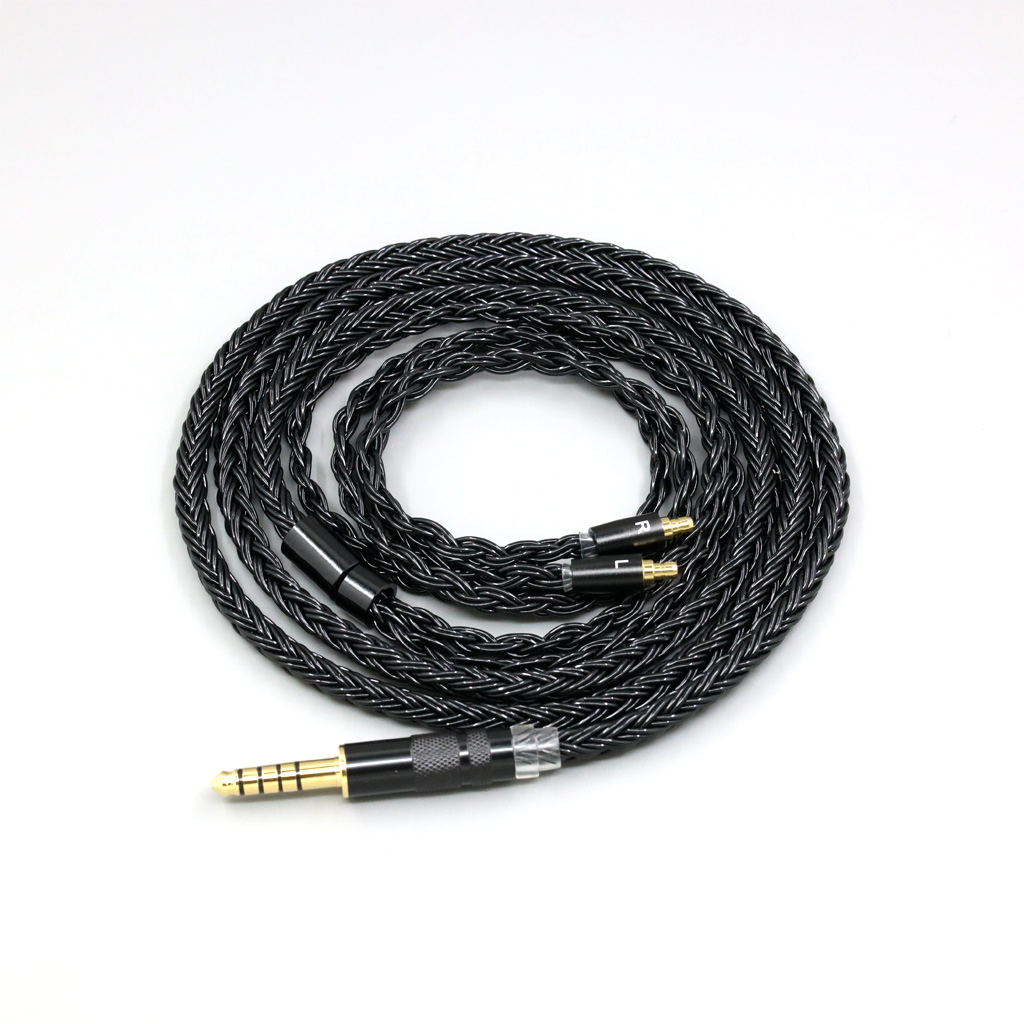 16 Core Black Braided Earphone Cable For Sennheiser IE100 IE400 IE500 Pro