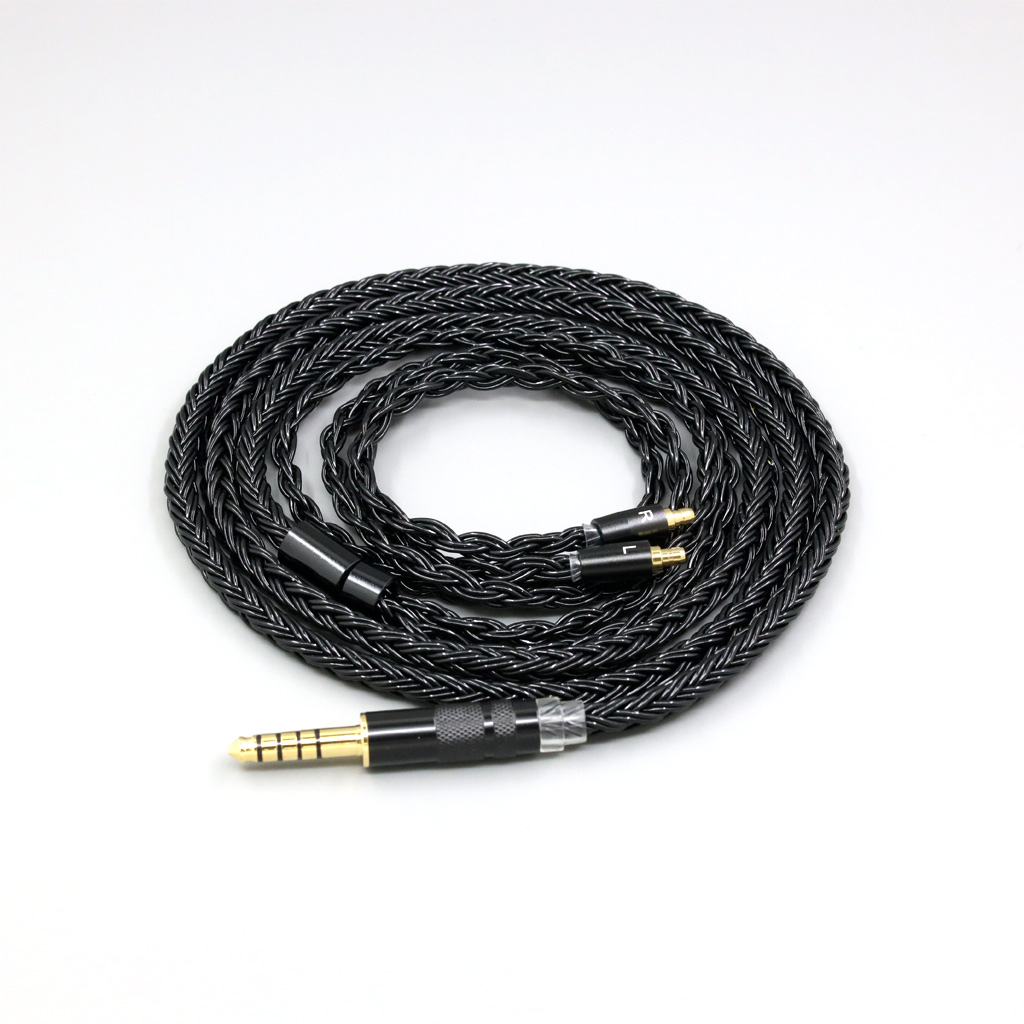 16 Core Black Braided Earphone Cable For Sennheiser IE100 IE400 IE500 Pro