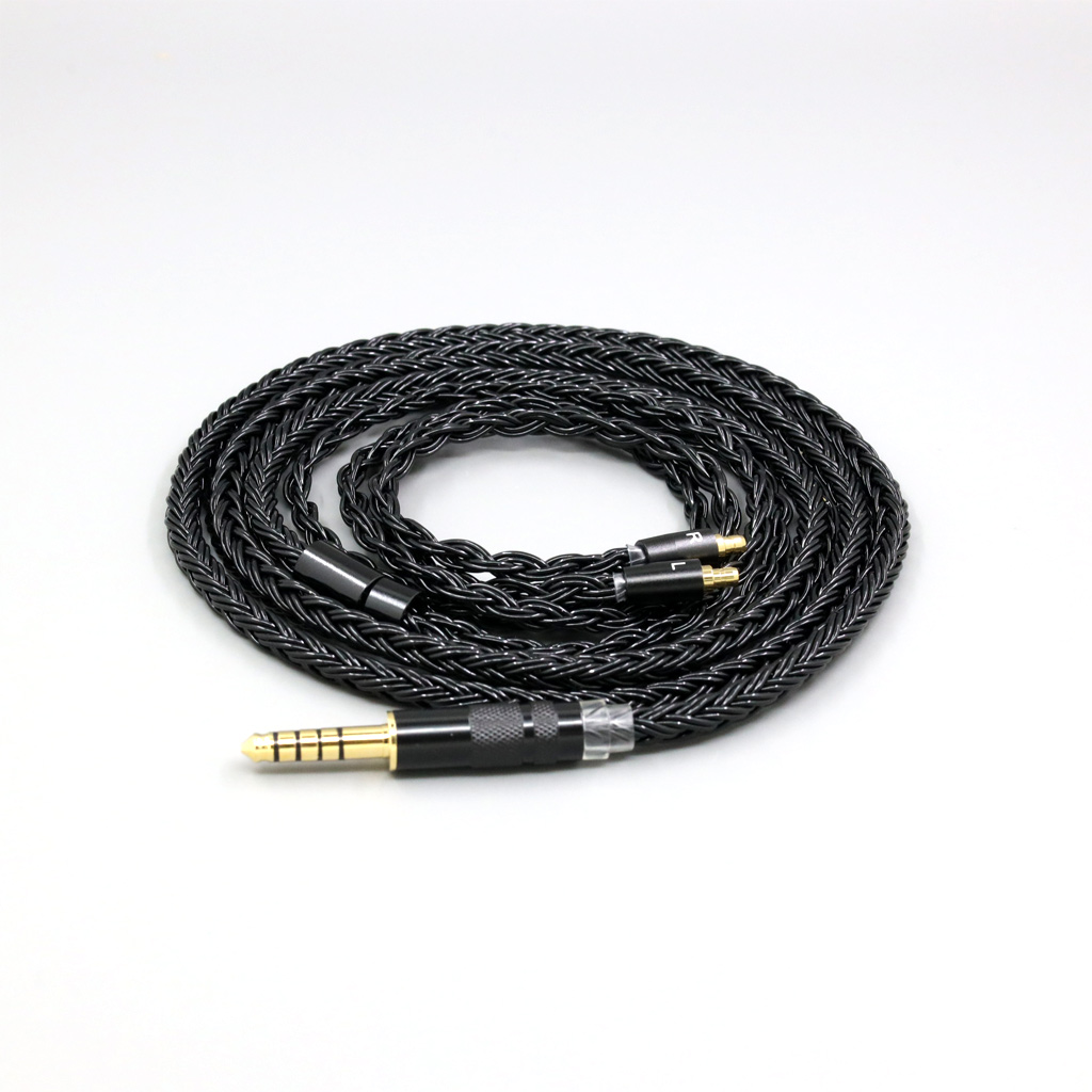 16 Core Black Braided Earphone Cable For Sennheiser IE100 IE400 IE500 Pro