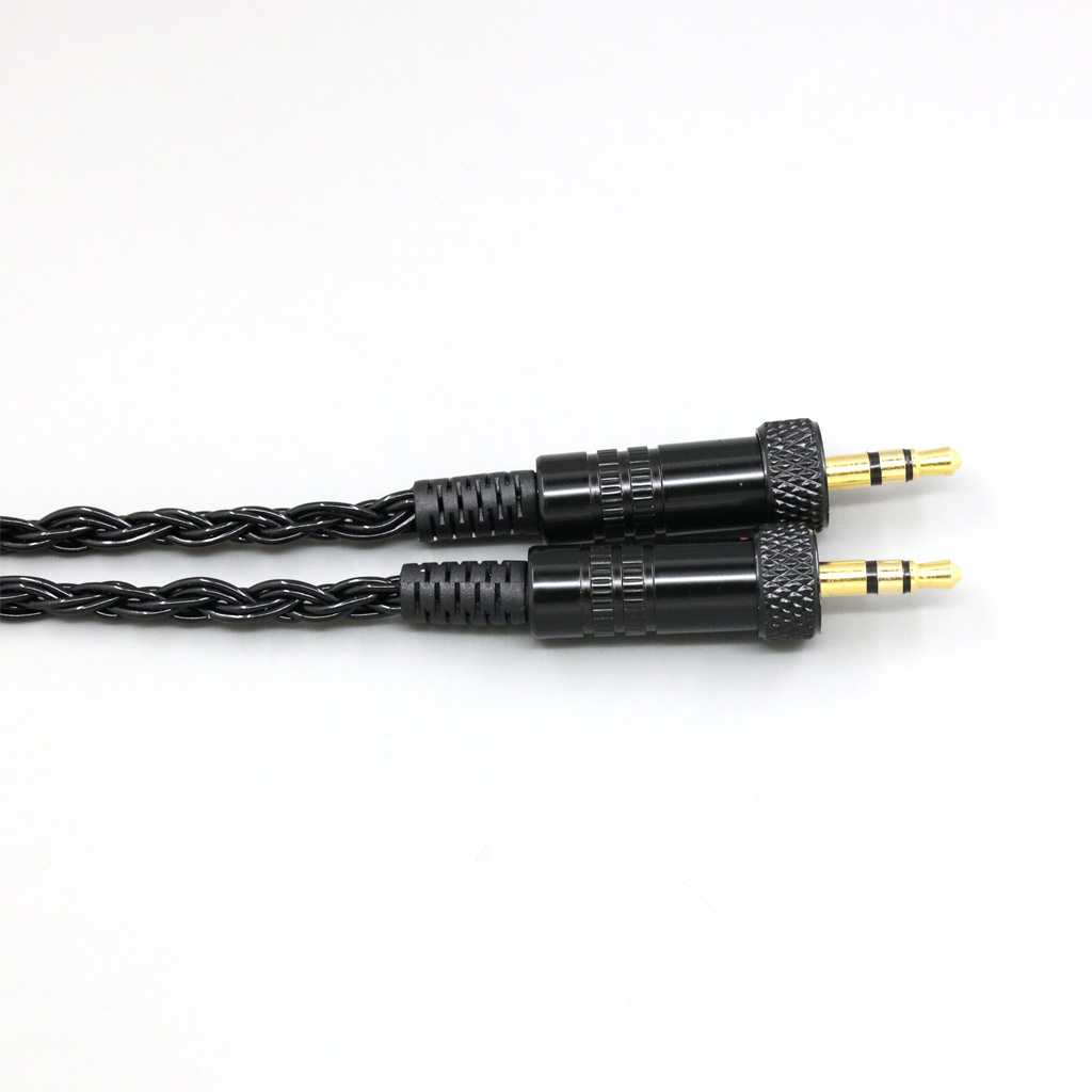 16 Core Black Braided Earphone Cable For Sony MDR-Z1R MDR-Z7 MDR-Z7M2 With Screw To Fix Headphone