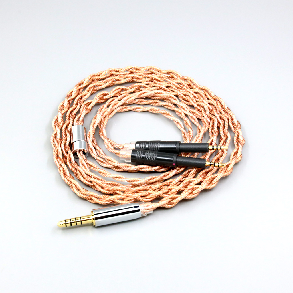 Graphene 7N OCC Shielding Coaxial Mixed Earphone Cable For DROP + Grell OAE1 OAE2 Headphone