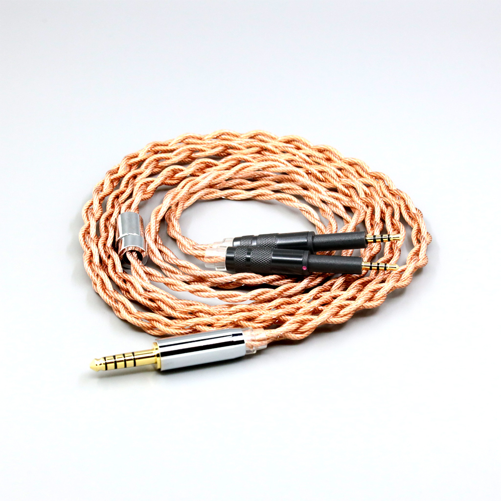 Graphene 7N OCC Shielding Coaxial Mixed Earphone Cable For DROP + Grell OAE1 OAE2 Headphone