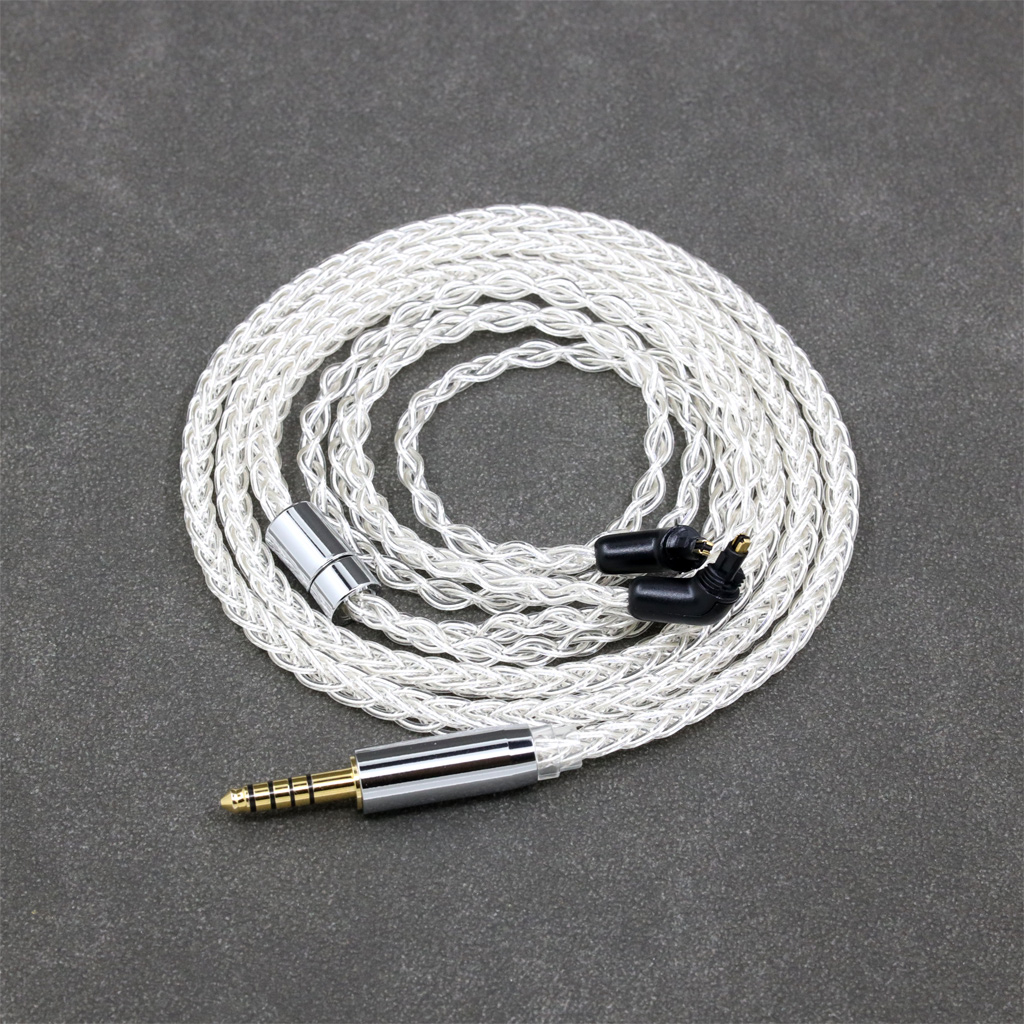 8 Core 99% 7n Pure Silver Palladium Earphone Cable For Sony MDR-EX1000 MDR-EX600 MDR-EX800 MDR-7550