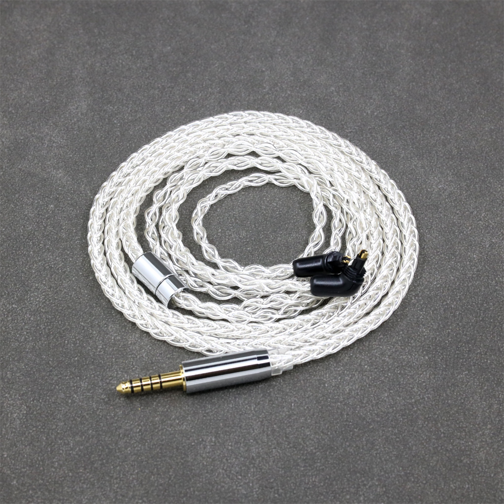 8 Core 99% 7n Pure Silver Palladium Earphone Cable For Sony MDR-EX1000 MDR-EX600 MDR-EX800 MDR-7550