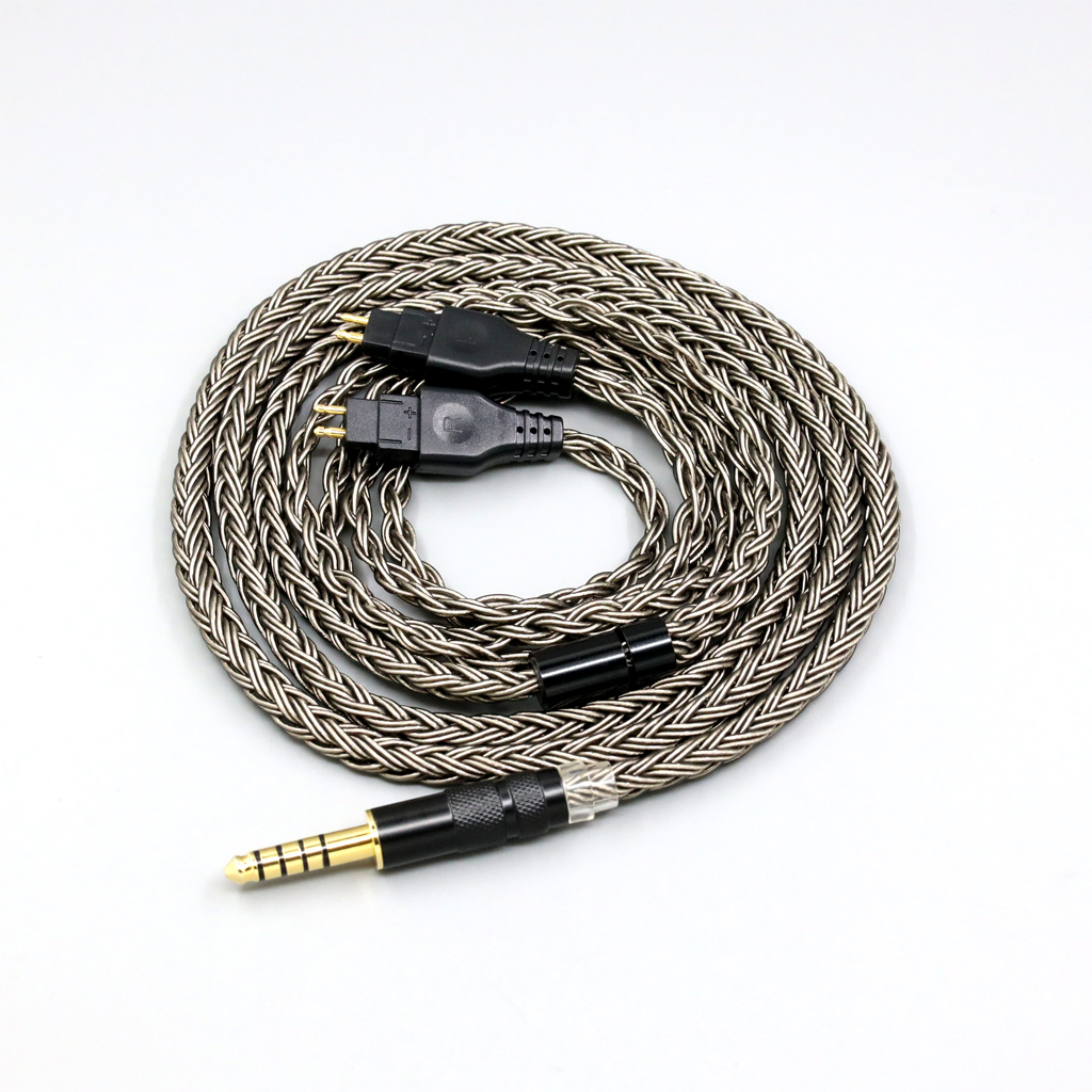 16 Core Grey Earphone Cable For Sennheiser HD580 HD600 HD650 HDxxx HD660S HD58x HD6xx Headphone