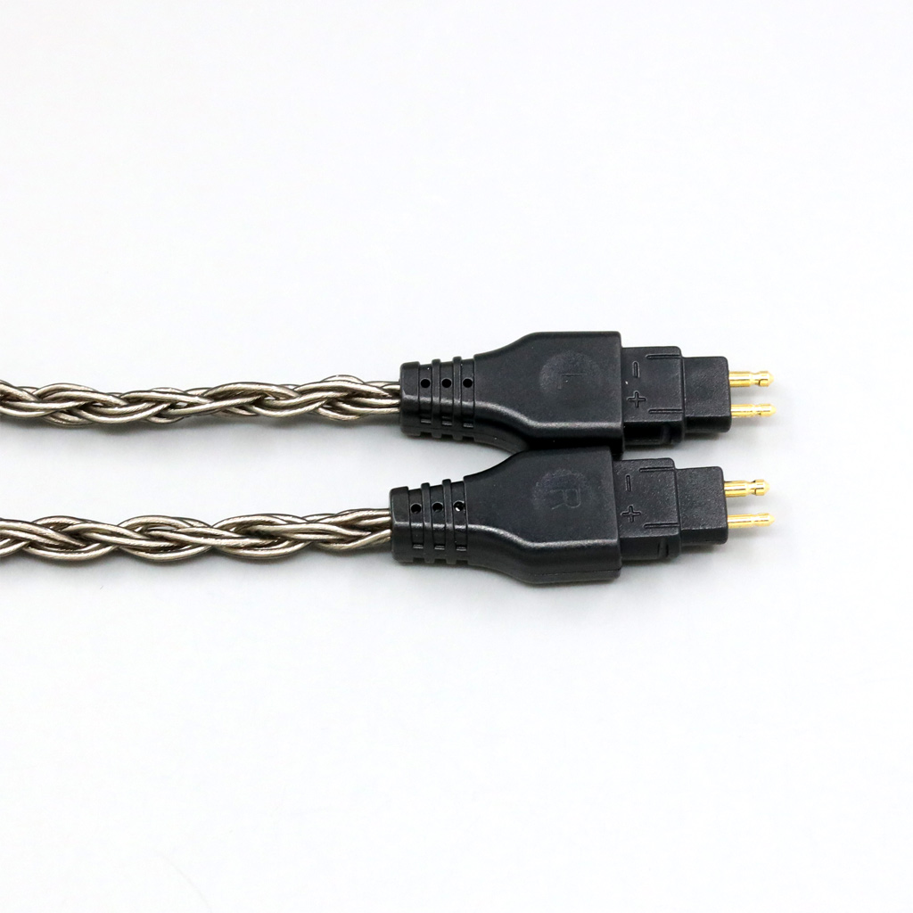 16 Core Grey Earphone Cable For Sennheiser HD580 HD600 HD650 HDxxx HD660S HD58x HD6xx Headphone