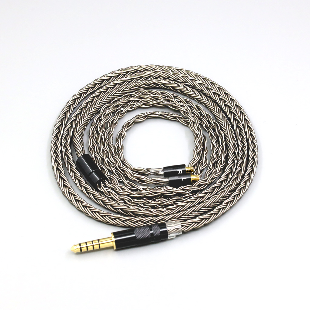 16 Core Grey Silver plated Earphone Cable For Acoustune HS 1695Ti 1655CU 1695Ti 1670SS