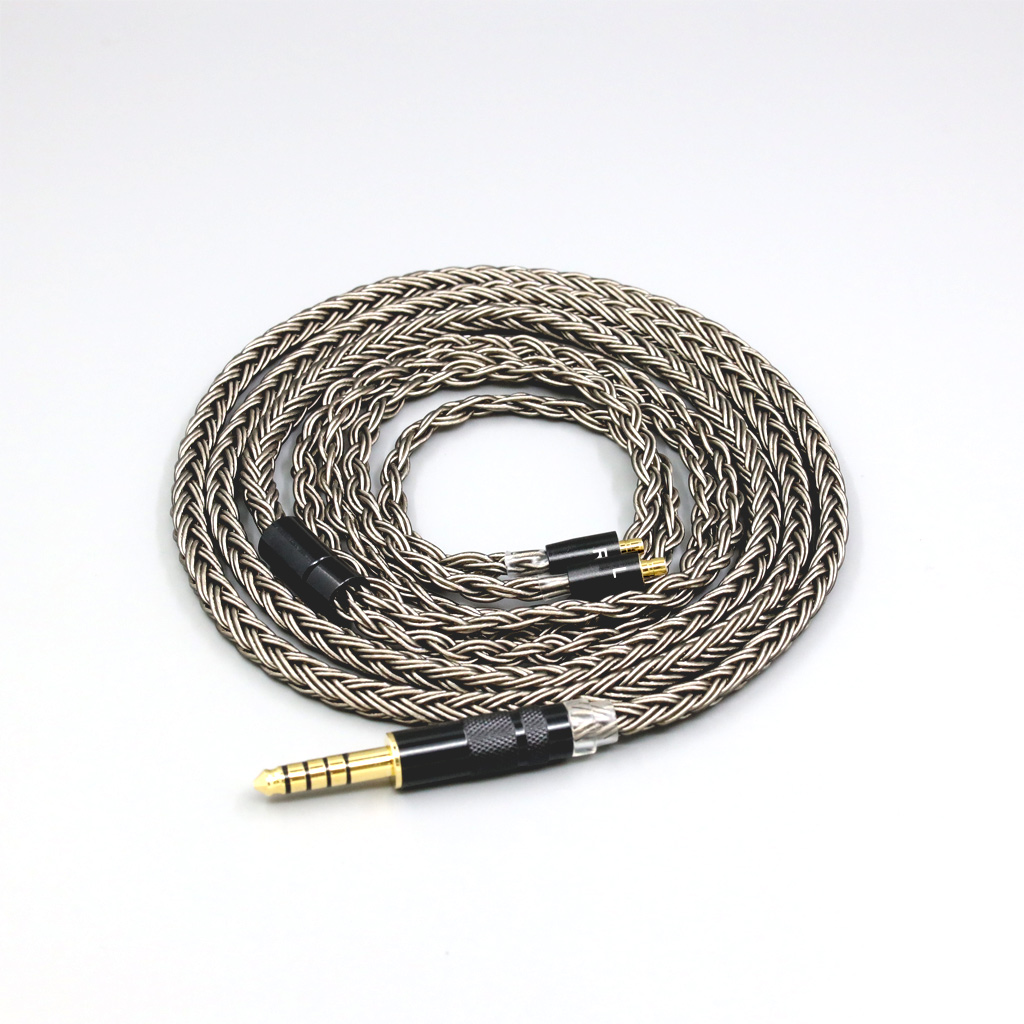 16 Core Grey Silver plated Earphone Cable For Acoustune HS 1695Ti 1655CU 1695Ti 1670SS
