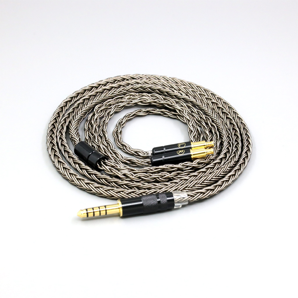 16 Core Grey Silver plated Earphone Cable For Audio Technica ATH-ADX5000 ATH-MSR7b 770H 990H A2DC Headphone