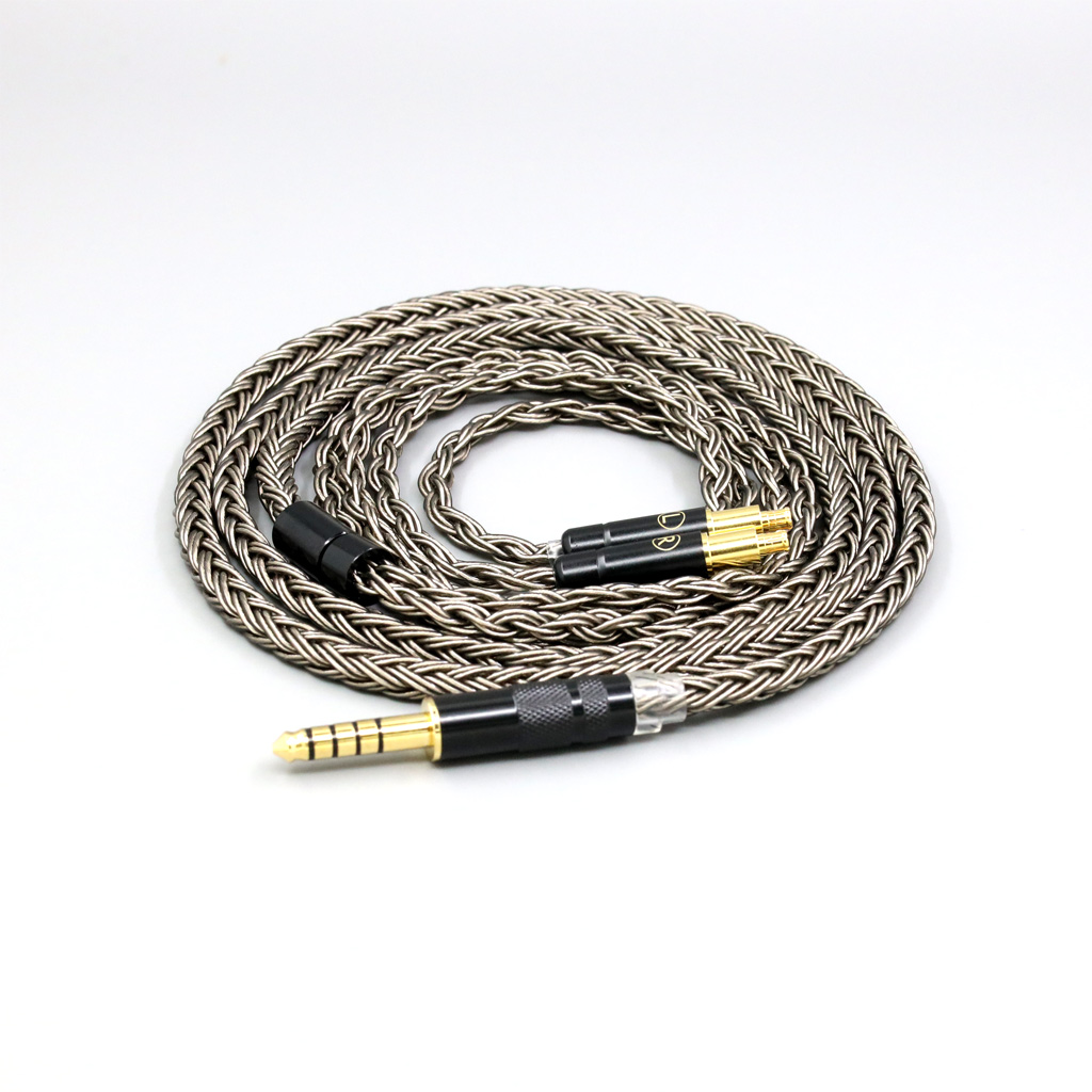 16 Core Grey Silver plated Earphone Cable For Audio Technica ATH-ADX5000 ATH-MSR7b 770H 990H A2DC Headphone
