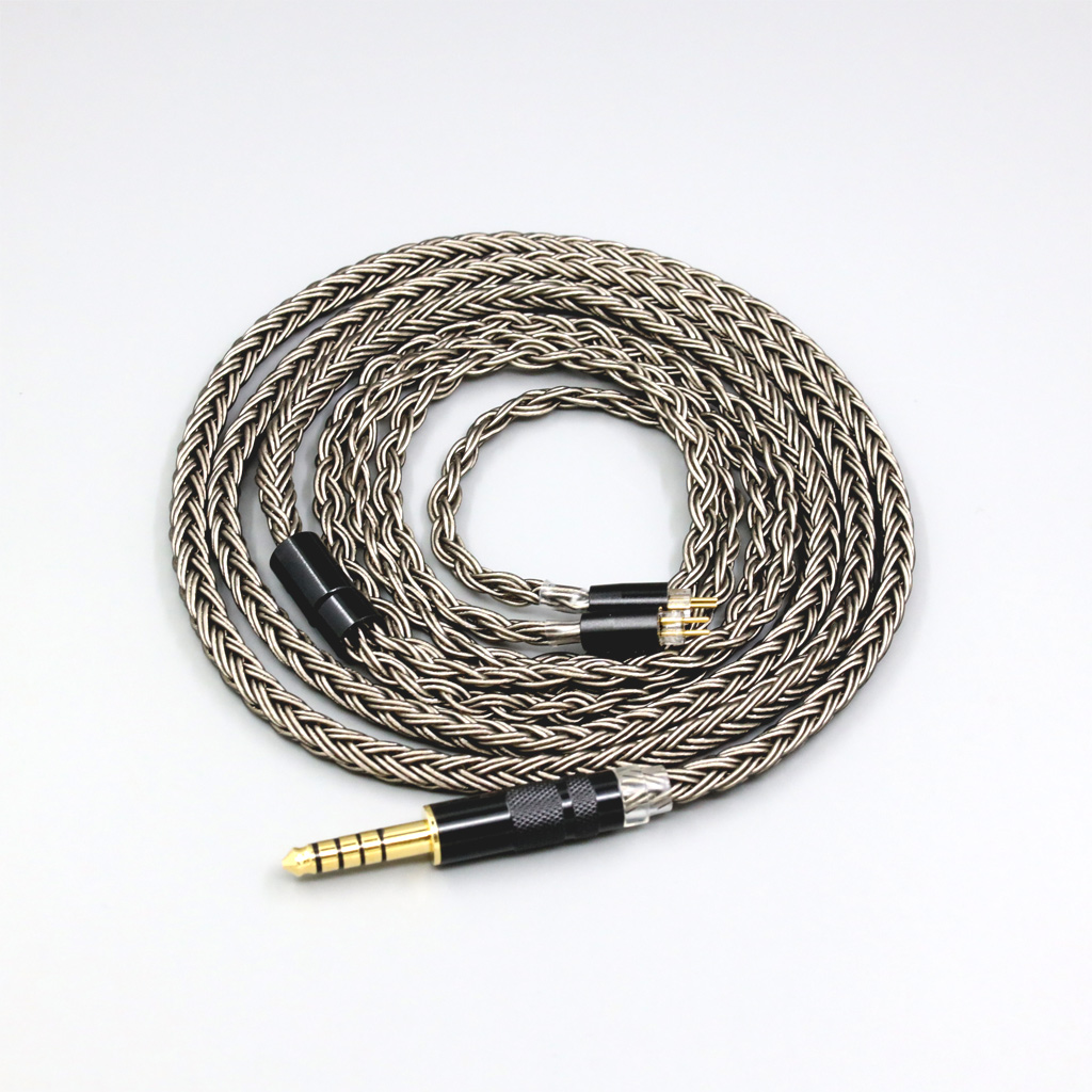 16 Core Grey Silver plated Earphone Cable For 0.78mm 2pin IEM BA Westone W4r UM3X UM3RC JH13 High Step