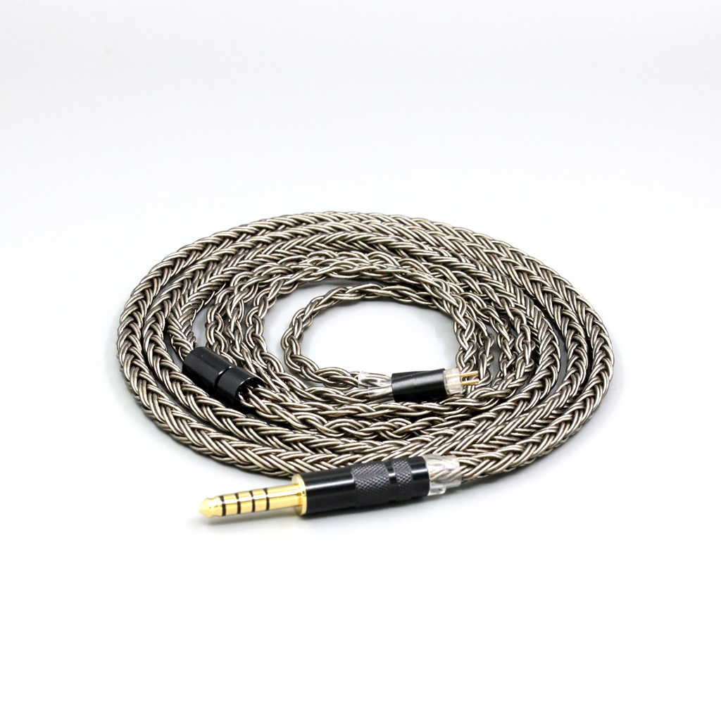 16 Core Grey Silver plated Earphone Cable For 0.78mm 2pin IEM BA Westone W4r UM3X UM3RC JH13 High Step