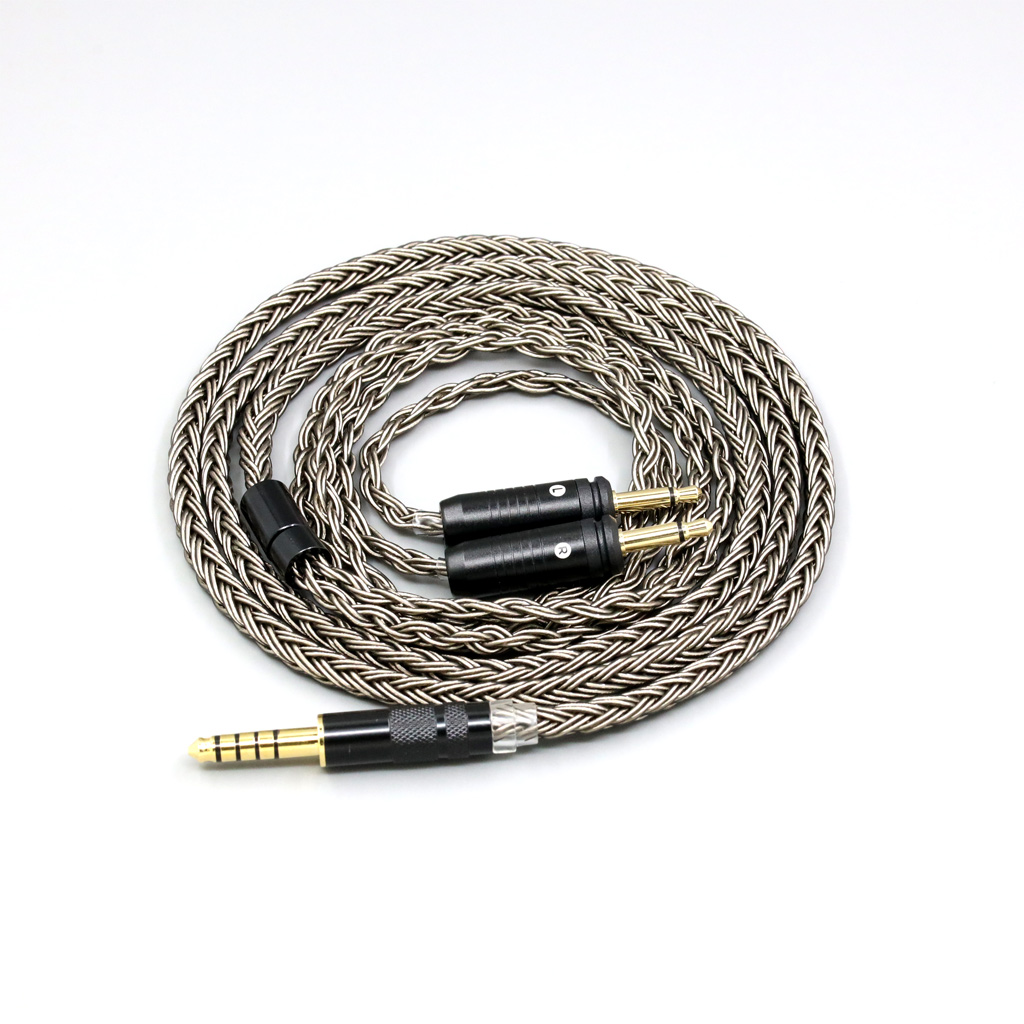 16 Core Grey Silver plated Earphone Cable For Focal Clear Elear Elex Elegia Stellia Celestee radiance Headphone