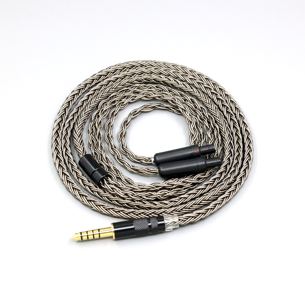 16 Core Grey Silver plated Earphone Cable For Sennheiser HD800 HD800s HD820s HD820 Dharma D1000 Headphone
