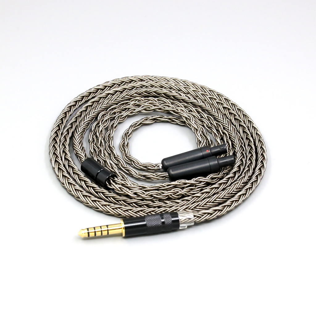 16 Core Grey Silver plated Earphone Cable For Sennheiser HD800 HD800s HD820s HD820 Dharma D1000 Headphone