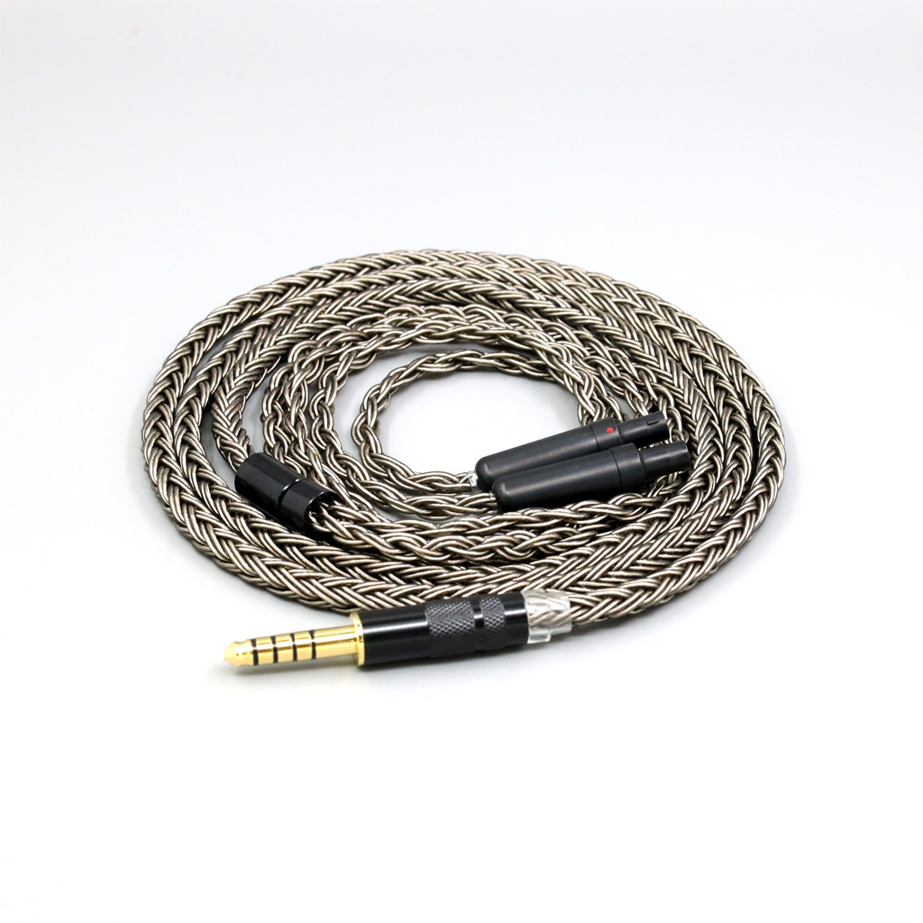 16 Core Grey Silver plated Earphone Cable For Sennheiser HD800 HD800s HD820s HD820 Dharma D1000 Headphone