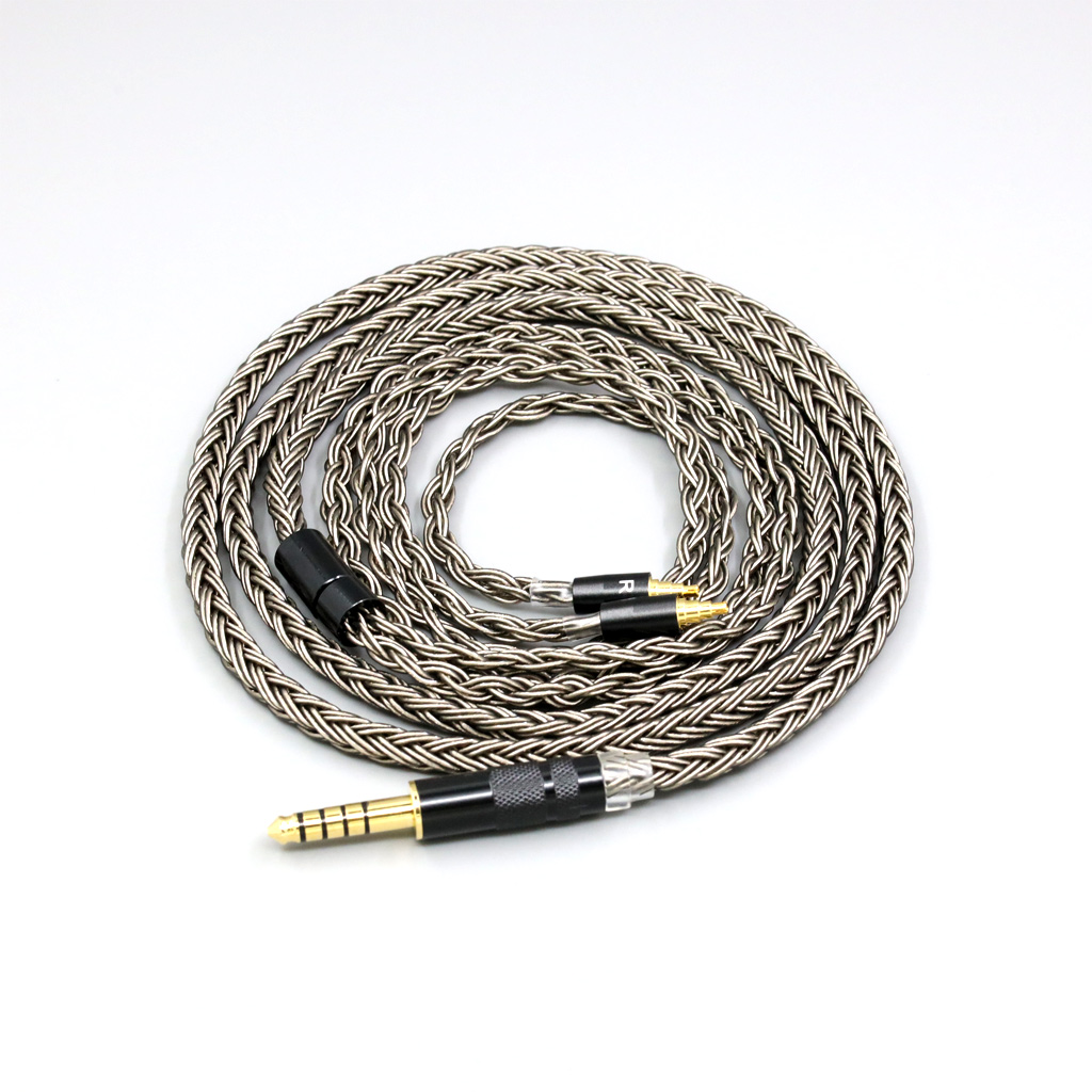 16 Core Grey Silver plated Earphone Cable For Sennheiser IE40 Pro IE40pro