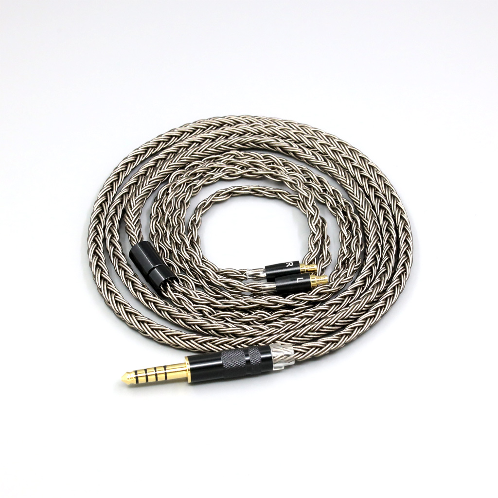 16 Core Grey Silver plated Earphone Cable For Sennheiser IE100 IE400 IE500 Pro