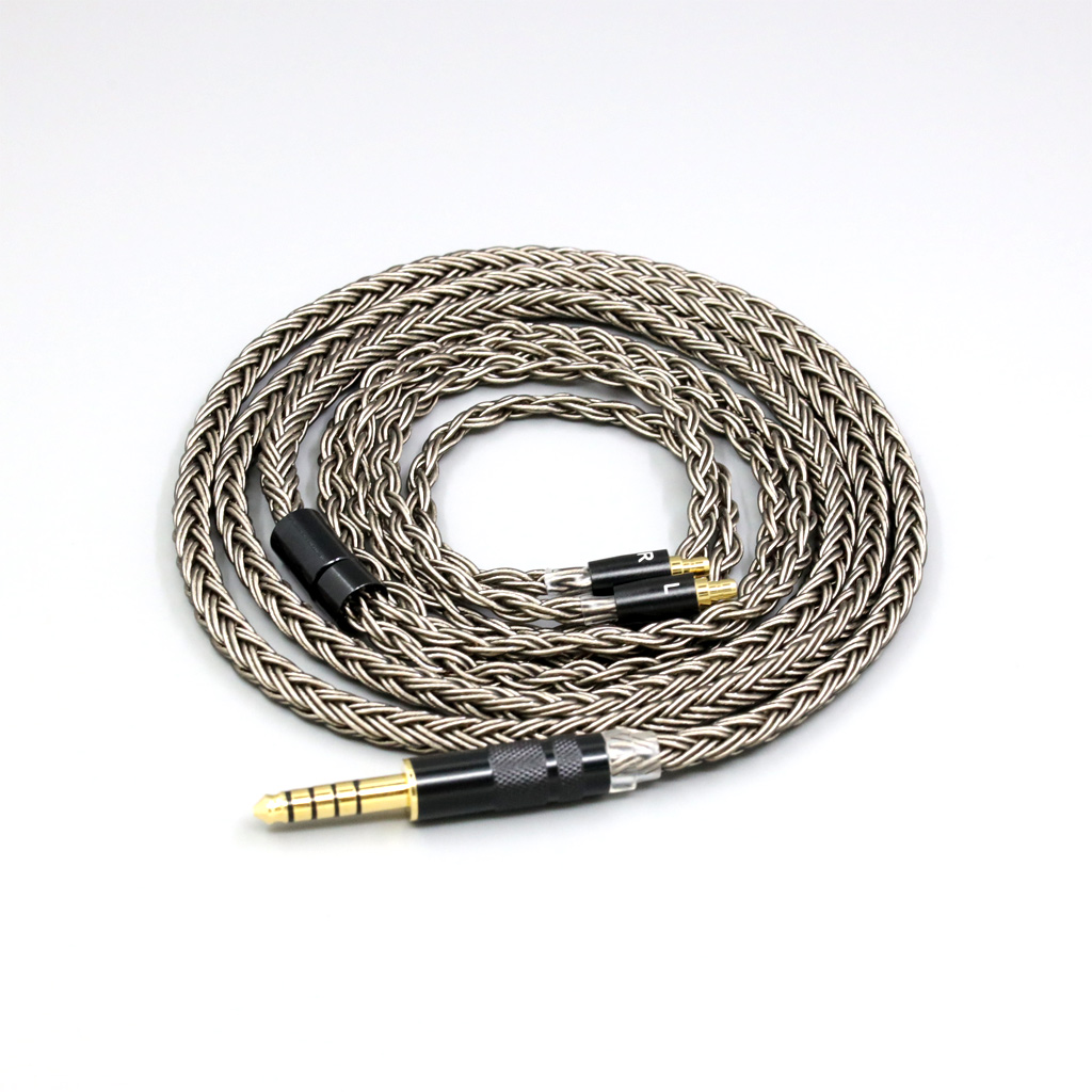 16 Core Grey Silver plated Earphone Cable For Sennheiser IE100 IE400 IE500 Pro