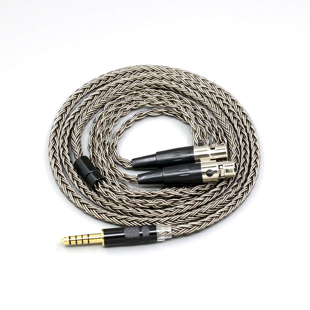 16 Core Grey Silver plated Earphone Cable For Audeze LCD-3 LCD-2 LCD-X LCD-XC LCD-4z LCD-MX4 LCD-GX lcd Headphone