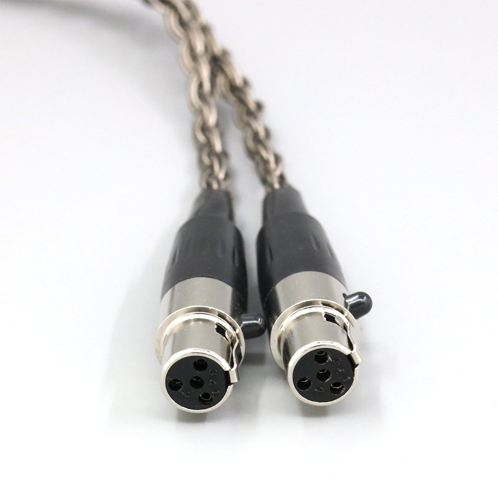 16 Core Grey Silver plated Earphone Cable For Audeze LCD-3 LCD-2 LCD-X LCD-XC LCD-4z LCD-MX4 LCD-GX lcd Headphone