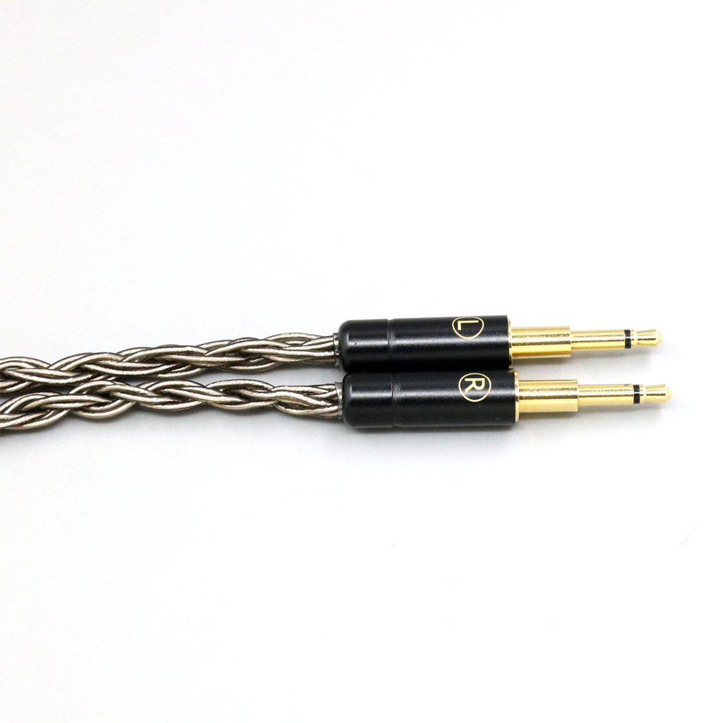 16 Core Grey Silver plated Earphone Cable For Sivga Phoenix SV021 Oriole PII Apollo Aiva Headphone Dual 2.5mm plug
