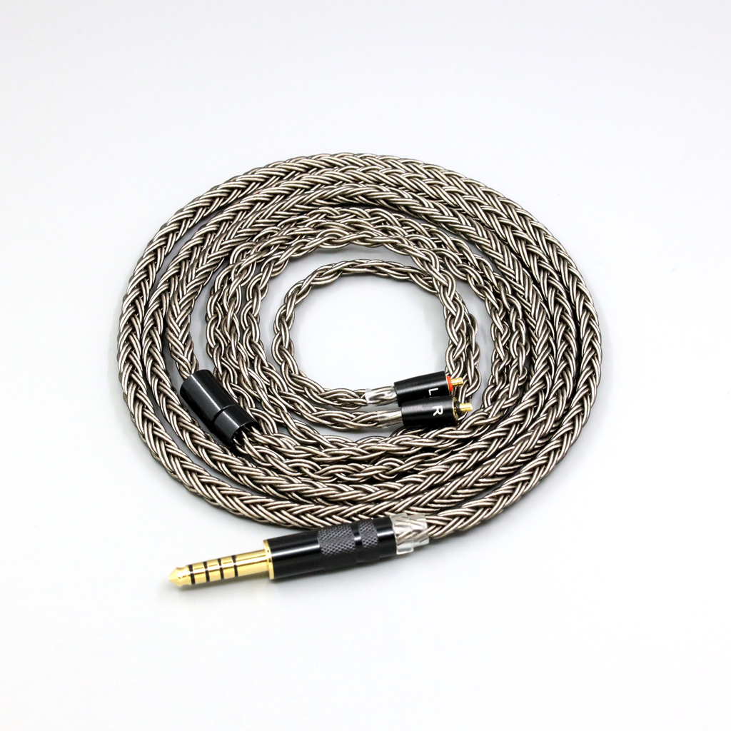 16 Core Grey Silver plated Earphone Cable For UE Live UE6Pro Lighting SUPERBAX IPX