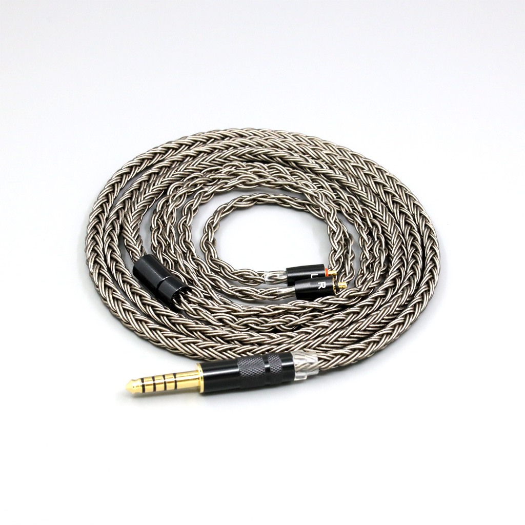 16 Core Grey Silver plated Earphone Cable For UE Live UE6Pro Lighting SUPERBAX IPX