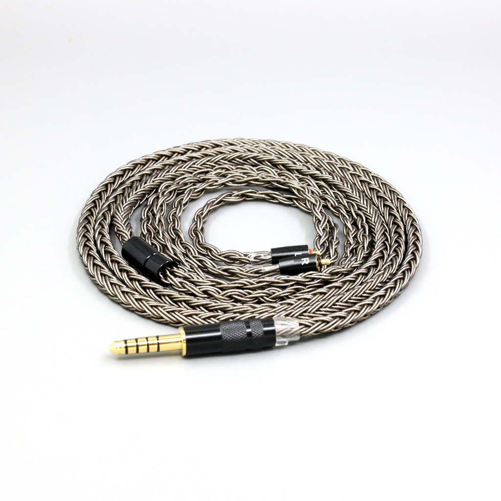 16 Core Grey Silver plated Earphone Cable For UE Live UE6Pro Lighting SUPERBAX IPX