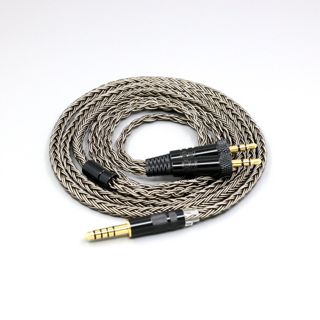16 Core Grey Silver plated Earphone Cable For Sony MDR-Z1R MDR-Z7 MDR-Z7M2 With Screw To Fix Headphone