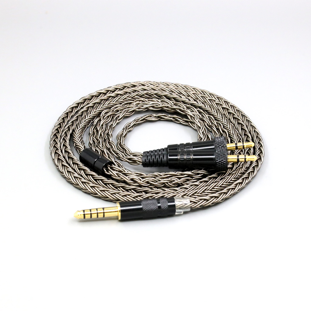 16 Core Grey Silver plated Earphone Cable For Sony MDR-Z1R MDR-Z7 MDR-Z7M2 With Screw To Fix Headphone
