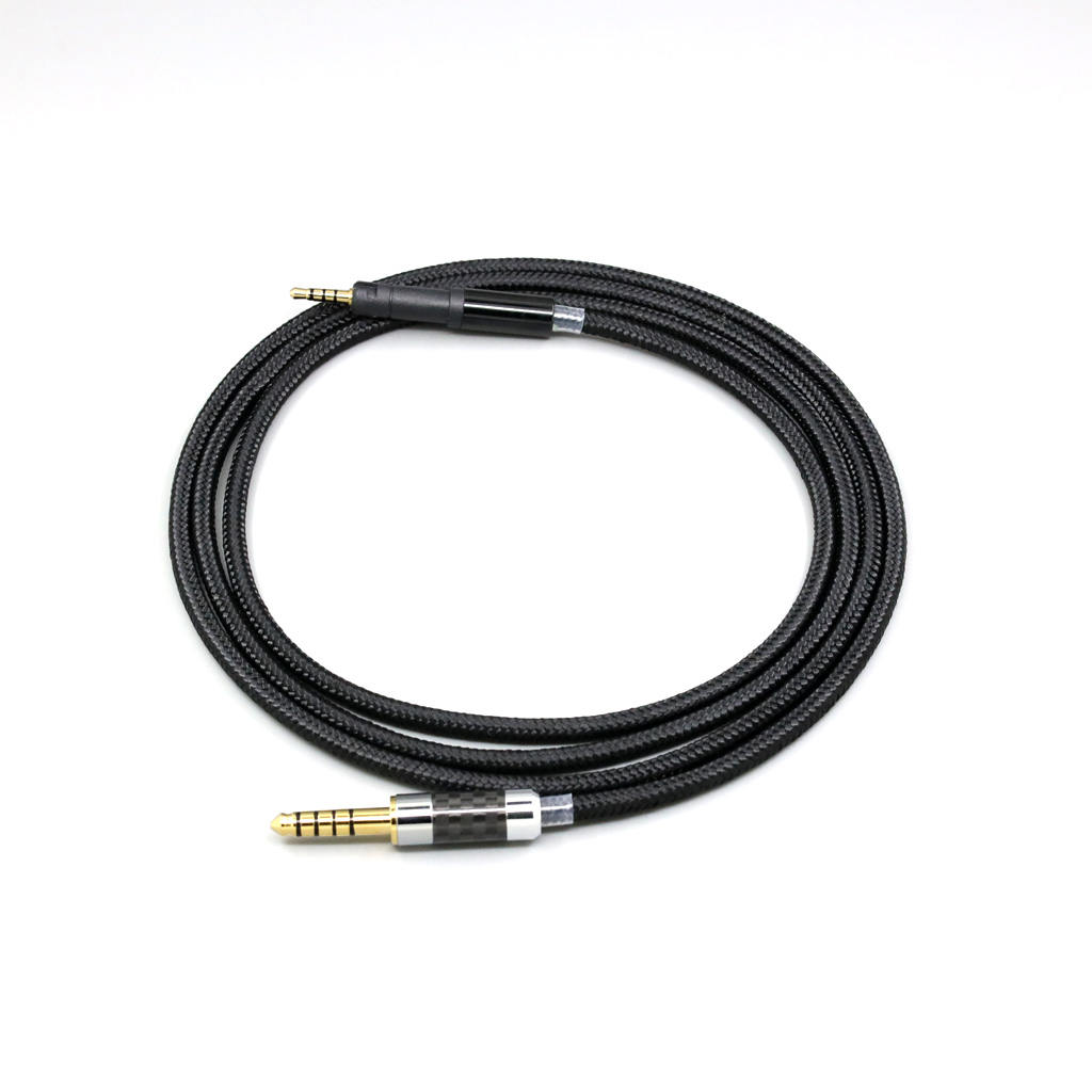Black Super Soft Headphone Nylon OFC Cable For Sennheiser HD599 HD569 HD 560S HD559 hd560s