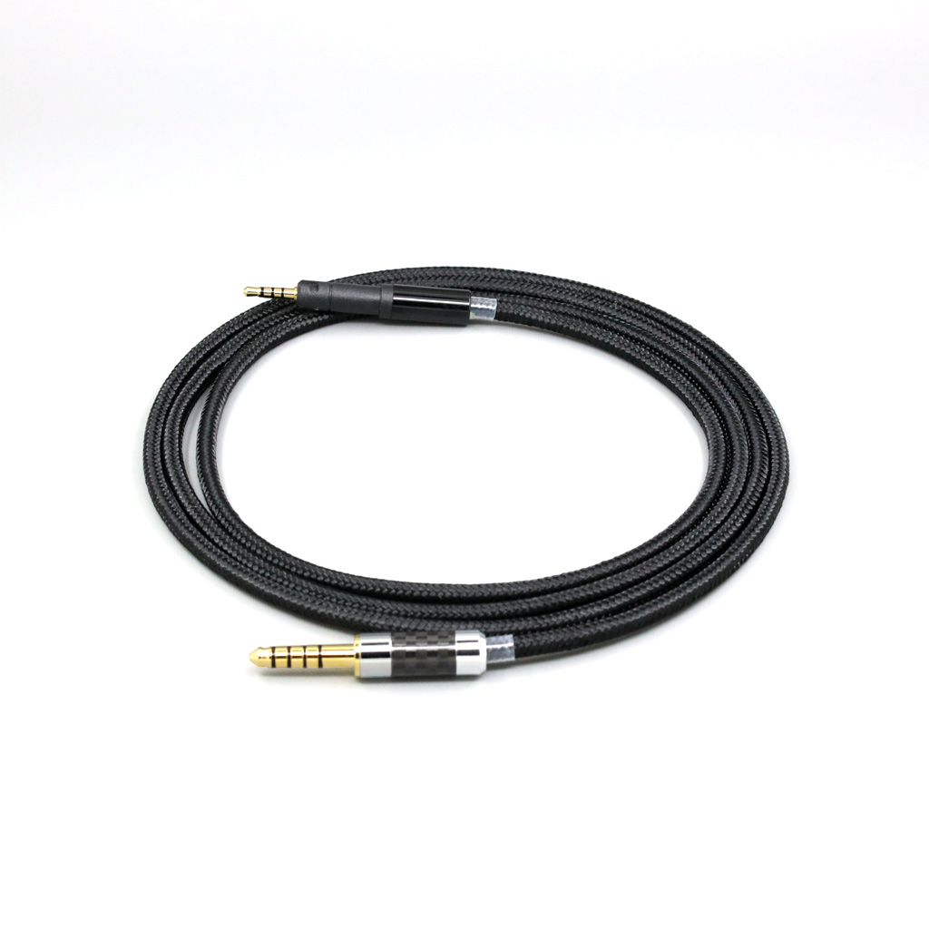 Black Super Soft Headphone Nylon OFC Cable For Sennheiser HD599 HD569 HD 560S HD559 hd560s