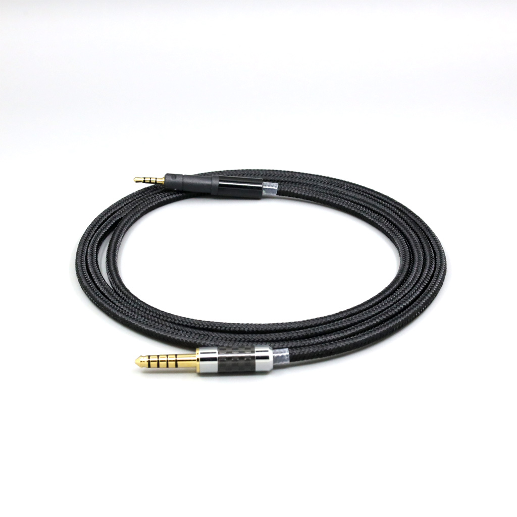 Black Super Soft Headphone Nylon OFC Cable For Sennheiser HD599 HD569 HD 560S HD559 hd560s