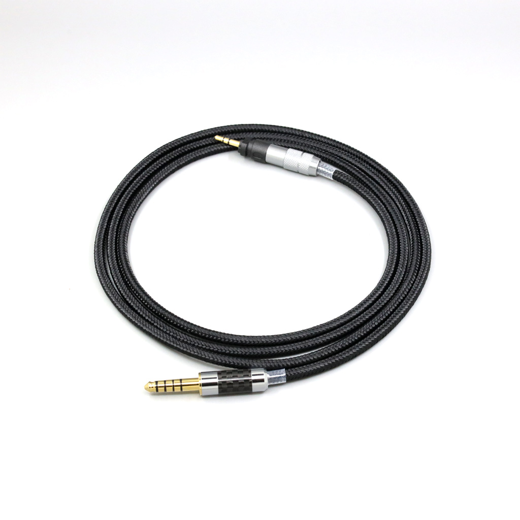 Super Soft Headphone Nylon OFC Cable For Shure SRH840 SRH940 SRH440 SRH750DJ Philips SHP9000 SHP8900