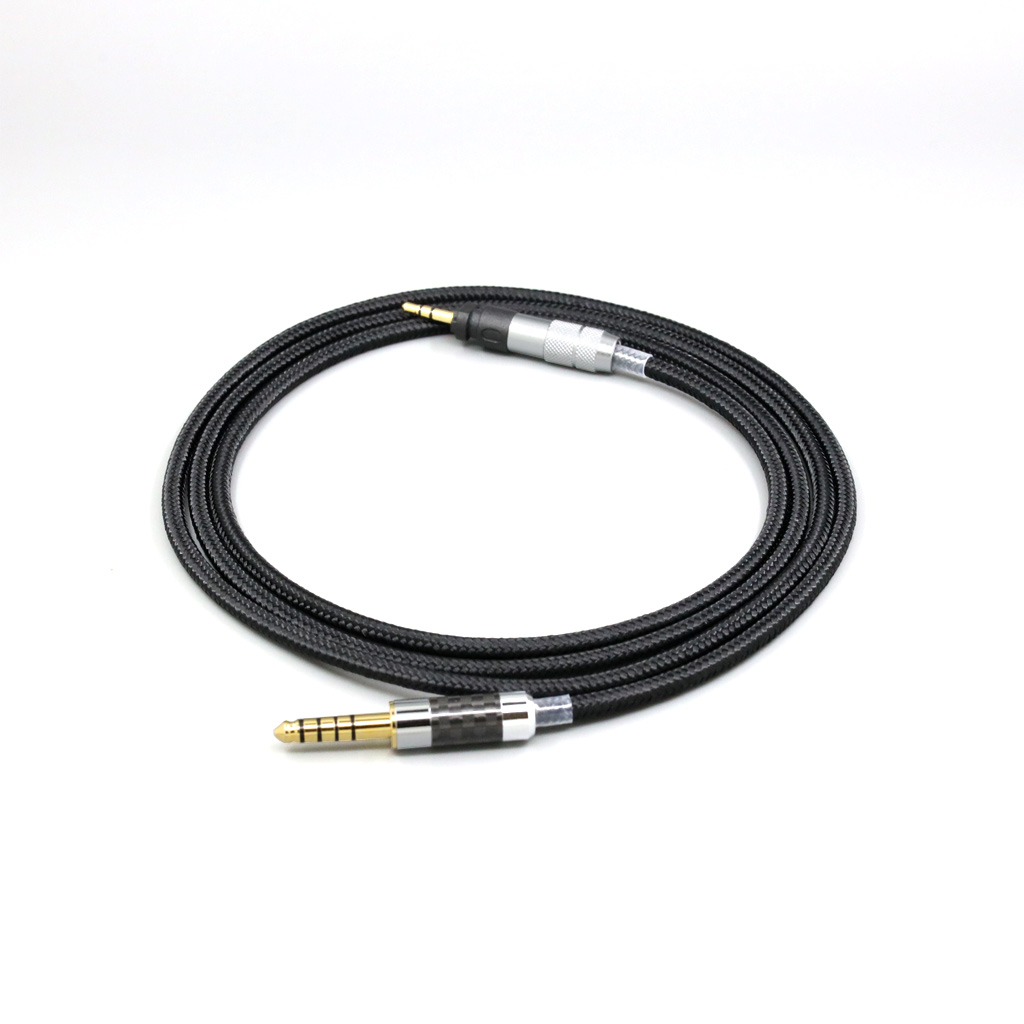 Super Soft Headphone Nylon OFC Cable For Shure SRH840 SRH940 SRH440 SRH750DJ Philips SHP9000 SHP8900